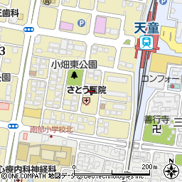 山形県天童市駅西2丁目5周辺の地図