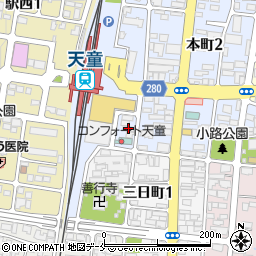 鈴木食堂周辺の地図