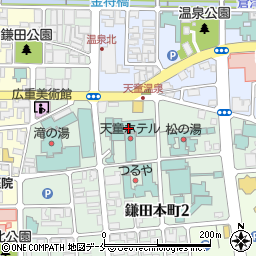 天童ホテル周辺の地図