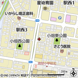 天童駅西郵便局周辺の地図
