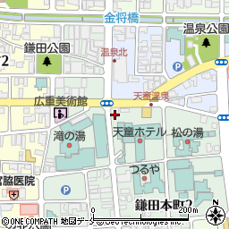 山形県天童市鎌田本町2丁目1-45周辺の地図