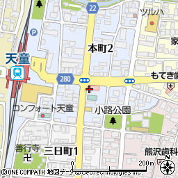 菅野馨眼科周辺の地図
