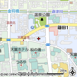 黒澤建設工業株式会社　天童支店周辺の地図