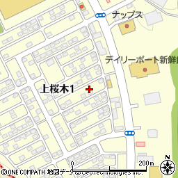 宮城県富谷市上桜木周辺の地図