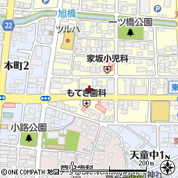 ヤマキ呉服店周辺の地図
