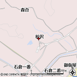 宮城県黒川郡大和町小野松沢周辺の地図