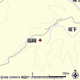 宮城県仙台市泉区福岡銅谷周辺の地図