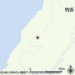 宮城県石巻市竹浜タリ水周辺の地図