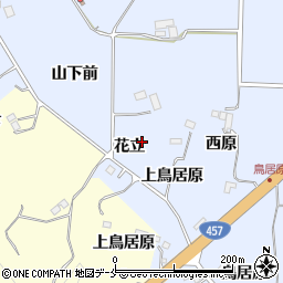 宮城県仙台市泉区朴沢（花立）周辺の地図