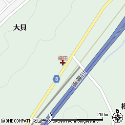 樽田周辺の地図