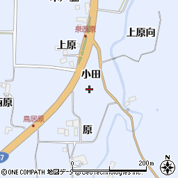 宮城県仙台市泉区朴沢小田周辺の地図