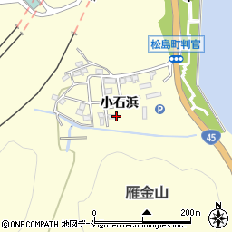 宮城県松島町（宮城郡）松島（小石浜）周辺の地図