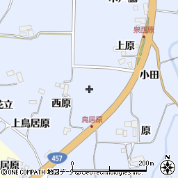 宮城県仙台市泉区朴沢西原周辺の地図