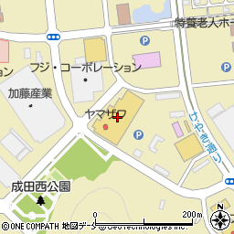 セリアヤマザワ富谷成田店周辺の地図