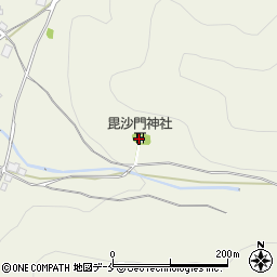 毘沙門神社周辺の地図