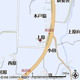 宮城県仙台市泉区朴沢（上原）周辺の地図
