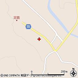 宮城県仙台市青葉区大倉下道周辺の地図