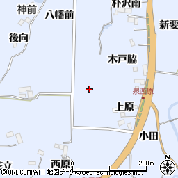 宮城県仙台市泉区朴沢（上原脇）周辺の地図