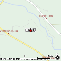 山形県天童市田麦野周辺の地図