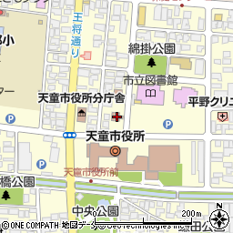 天童西ロータリークラブ周辺の地図
