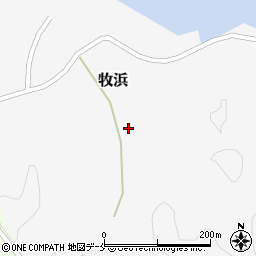 宮城県石巻市牧浜福貴道周辺の地図