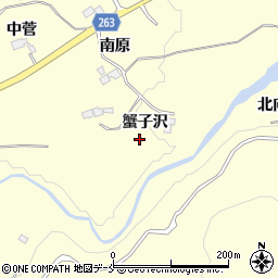 宮城県仙台市泉区福岡（蟹子沢）周辺の地図