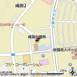 富谷市成田出張所周辺の地図