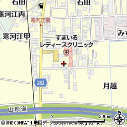 市田ひろみきもの教室山形校周辺の地図