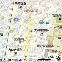 吉川屋菓子店周辺の地図