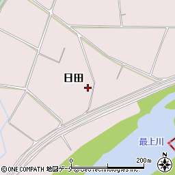 山形県寒河江市日田104-1周辺の地図