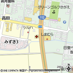 かっぱ寿司寒河江店周辺の地図