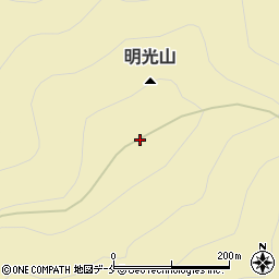 明光山周辺の地図