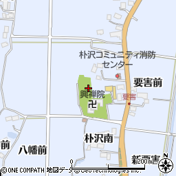 宮城県仙台市泉区朴沢南周辺の地図