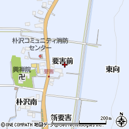 宮城県仙台市泉区朴沢要害前周辺の地図