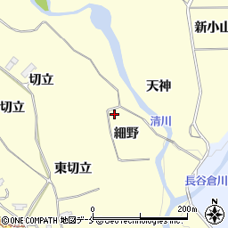 宮城県仙台市泉区福岡細野周辺の地図