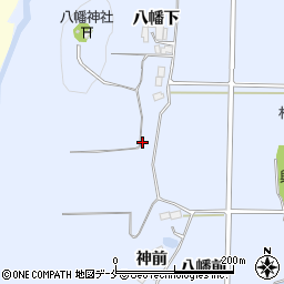 宮城県仙台市泉区朴沢神前周辺の地図