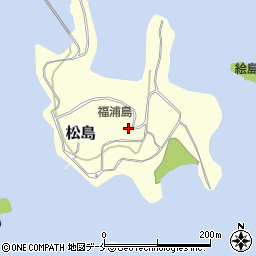 宮城県宮城郡松島町松島福浦島周辺の地図