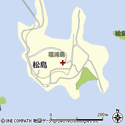 宮城県松島町（宮城郡）松島（福浦島）周辺の地図