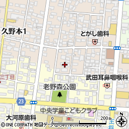 旭ルーミー天童５号館周辺の地図