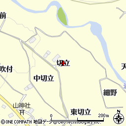 宮城県仙台市泉区福岡切立周辺の地図