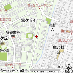 宮城県富谷市富ケ丘4丁目23周辺の地図