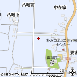 宮城県仙台市泉区朴沢八幡前周辺の地図
