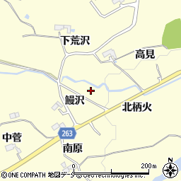 宮城県仙台市泉区福岡鰻沢周辺の地図
