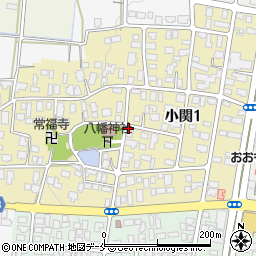 山形県天童市小関周辺の地図