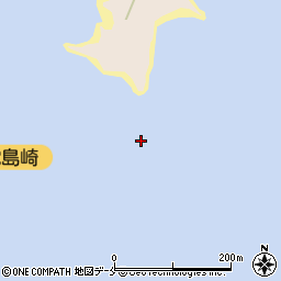 蛇島崎周辺の地図