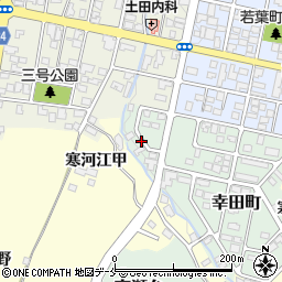 山形県寒河江市幸田町1周辺の地図