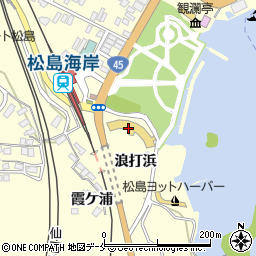 松島水族館周辺の地図