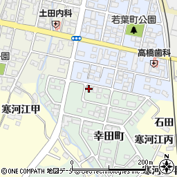 山形県寒河江市幸田町4-1周辺の地図