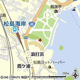 海の食べ放題 松島おさしみ水族館周辺の地図