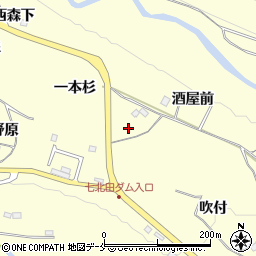 宮城県仙台市泉区福岡酒屋前周辺の地図